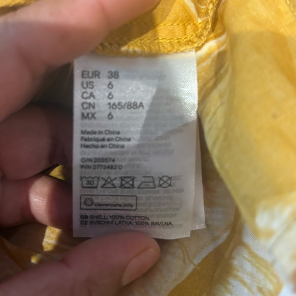 H&M Mustard Floral Maxi Dress - Picture 5 of 7